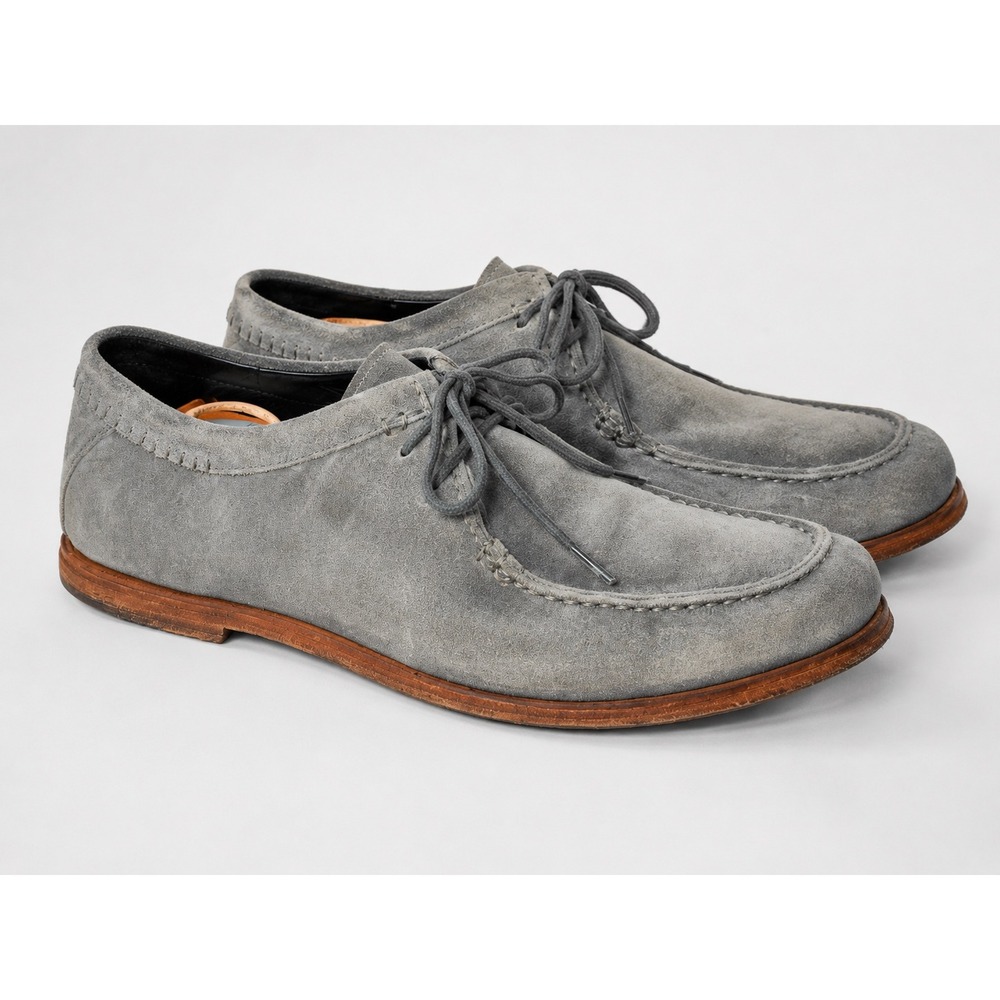 Timberland Boot Company Tauk Point A21D9 Men's 10 Grey Suede Moc Toe Shoes
